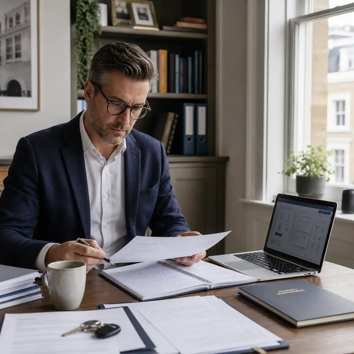 Private Landlord Database System Digital database interface showing Renters Rights Bill landlord registration system with property and tenancy information