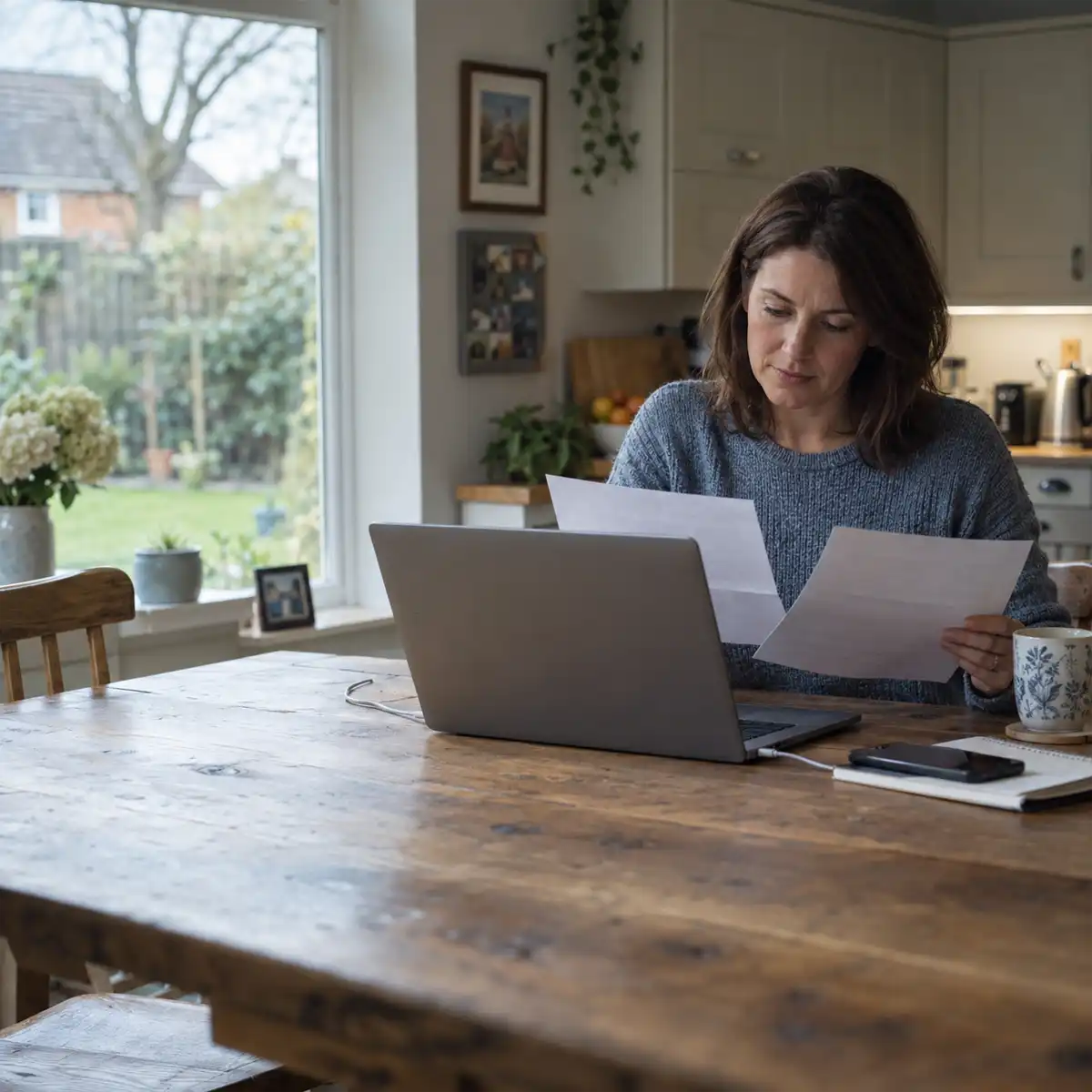 Visual summary of the Personal Savings Allowance thresholds and how easy-access savings rates affect tax liability for UK basic and higher-rate taxpayers